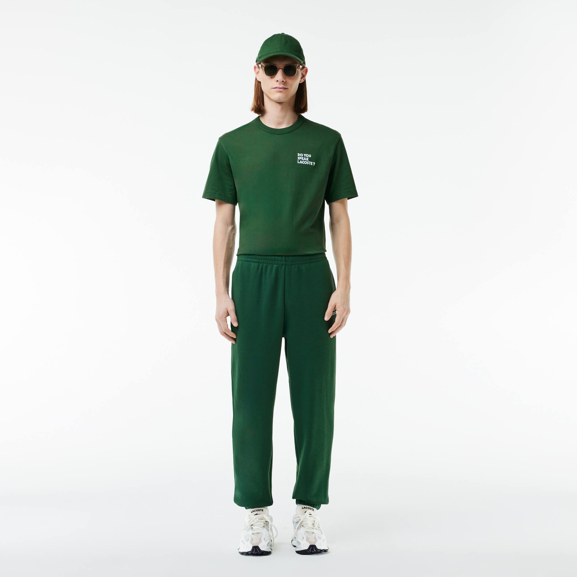 Jogginghose aus Fleece Trainingshosen - Grün - Lacoste - Unisex