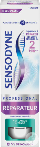 Sensodyne Professional Dentifrice Réparateur Et Nettoyage Intense Tube 75ml