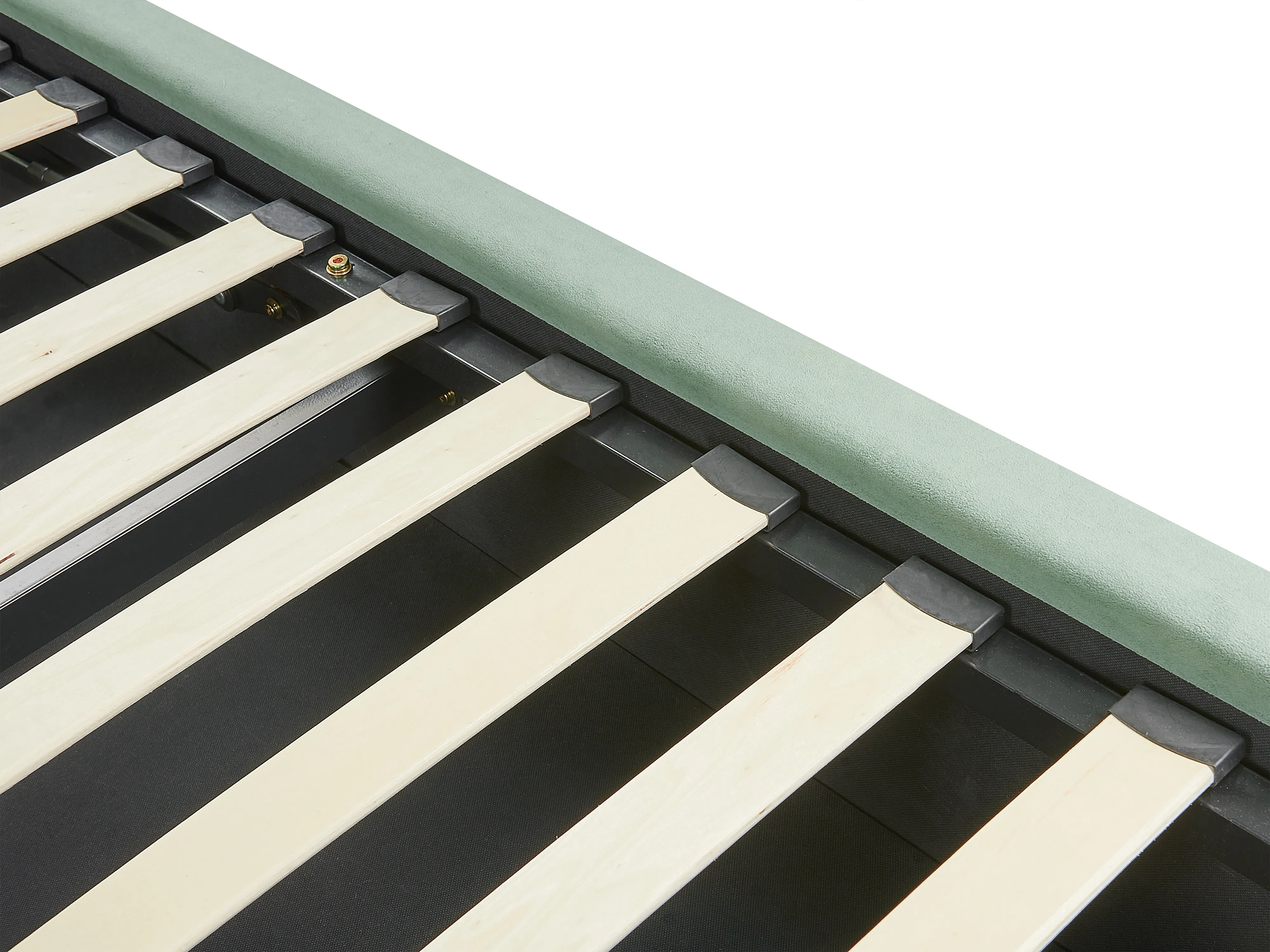 Bed met opbergruimte Fluweel BAJONNA 180 x 200 cm Mintgroen