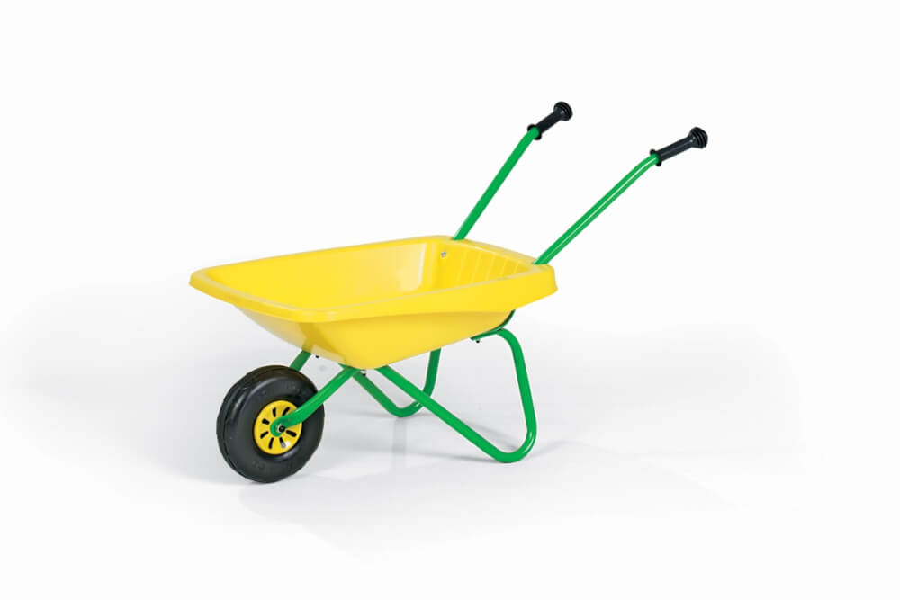 rollyToys Schubkarre grün/gelb