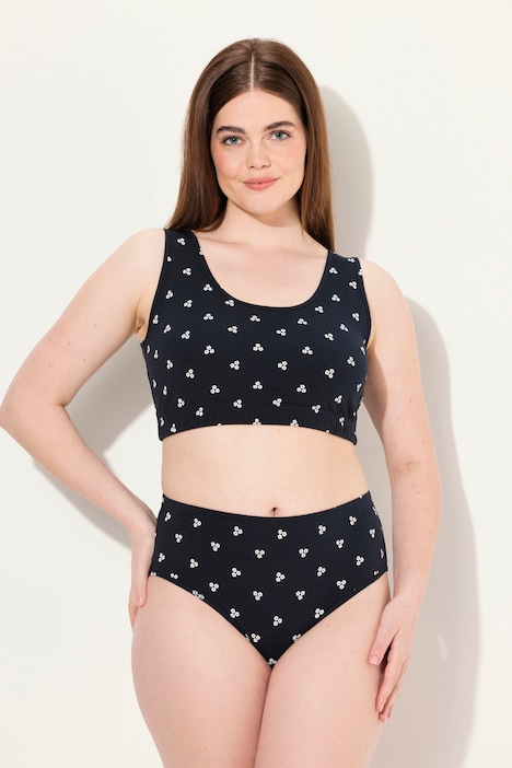 Bustier, Rundhals, ohne Bügel, Biobaumwolle