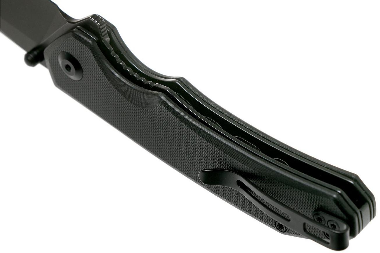 Civivi Brazen C2023C Tanto Black, Blackwashed zakmes