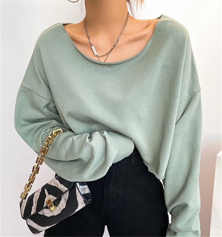 Florentine - Sweatshirt met lange mouwen en boothals