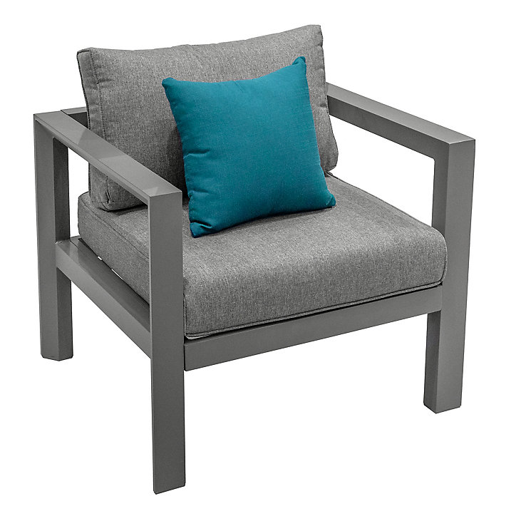 Salon de jardin bas Hespéride Evasion graphite 5 personnes