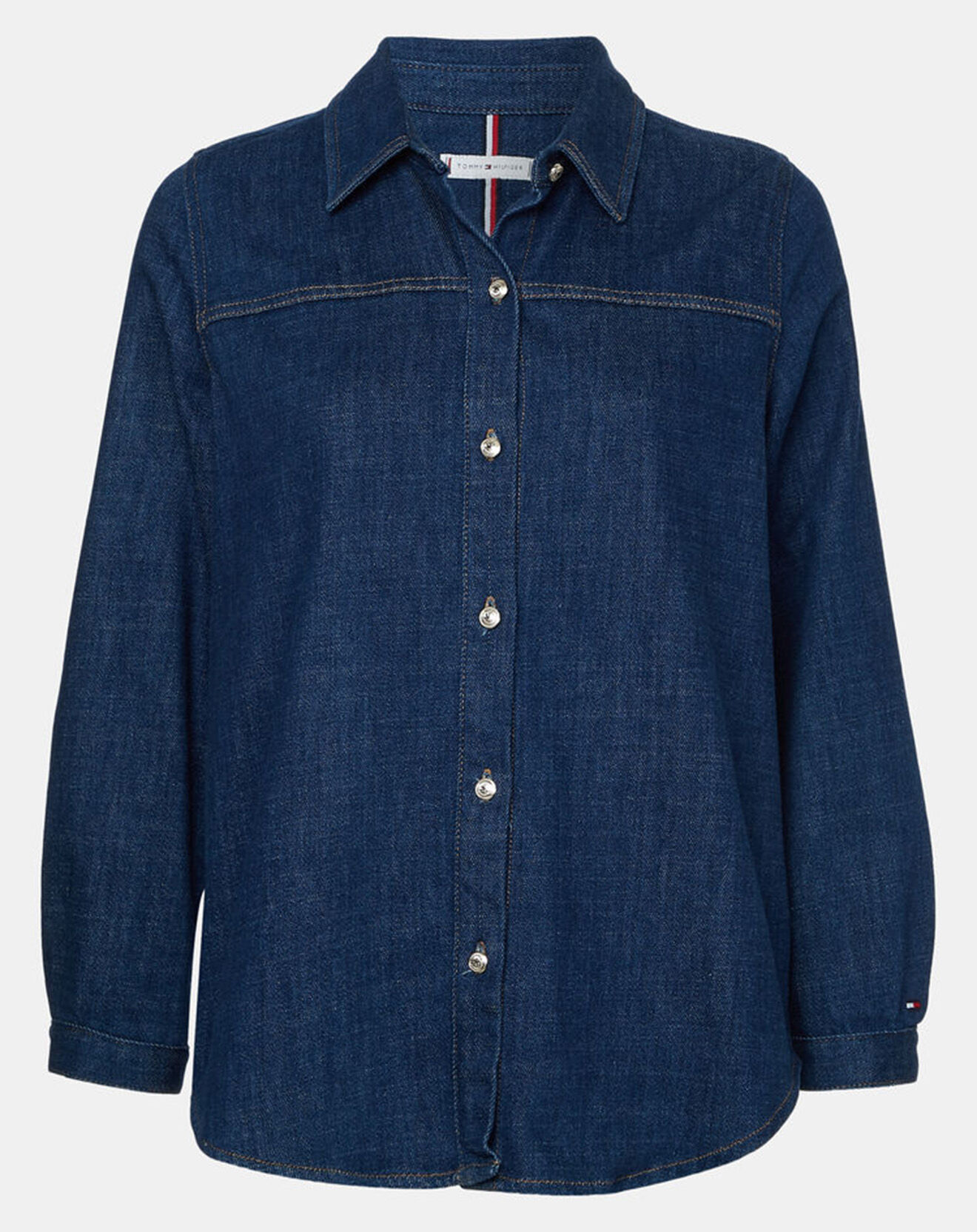 Tommy Hilfiger Chemise en jean bleu foncé