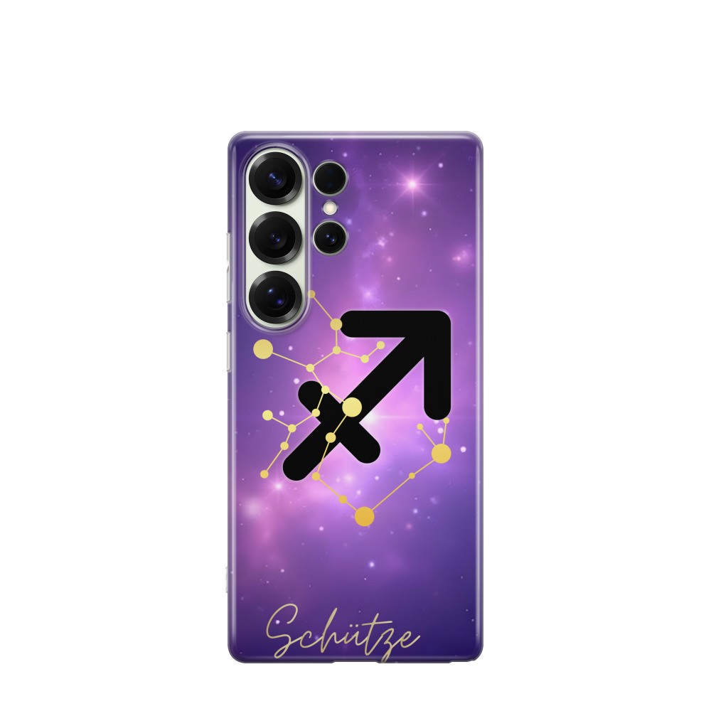 Samsung Galaxy S25 Ultra Gummi Hülle Schütze 1 - Lila-Violett