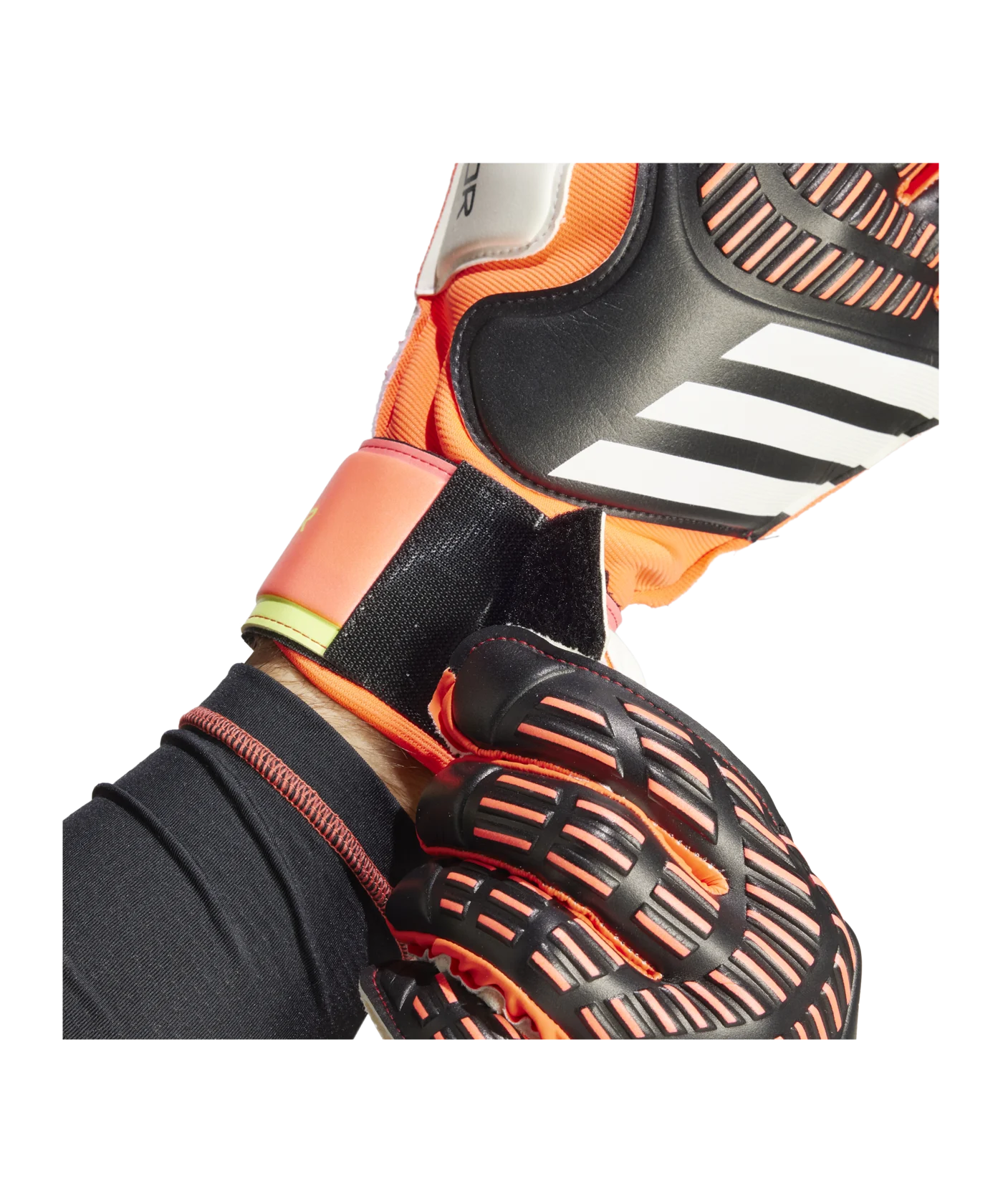 adidas Predator Match TW-Handschuhe Solar Energy Schwarz Rot