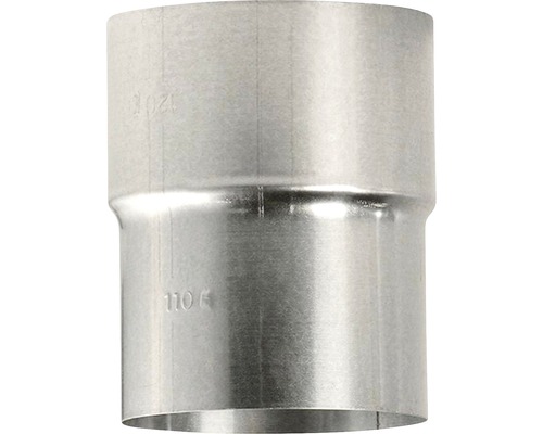 Kachelpijpverlenging Ø 120-130 mm, vuurgealuminiseerd