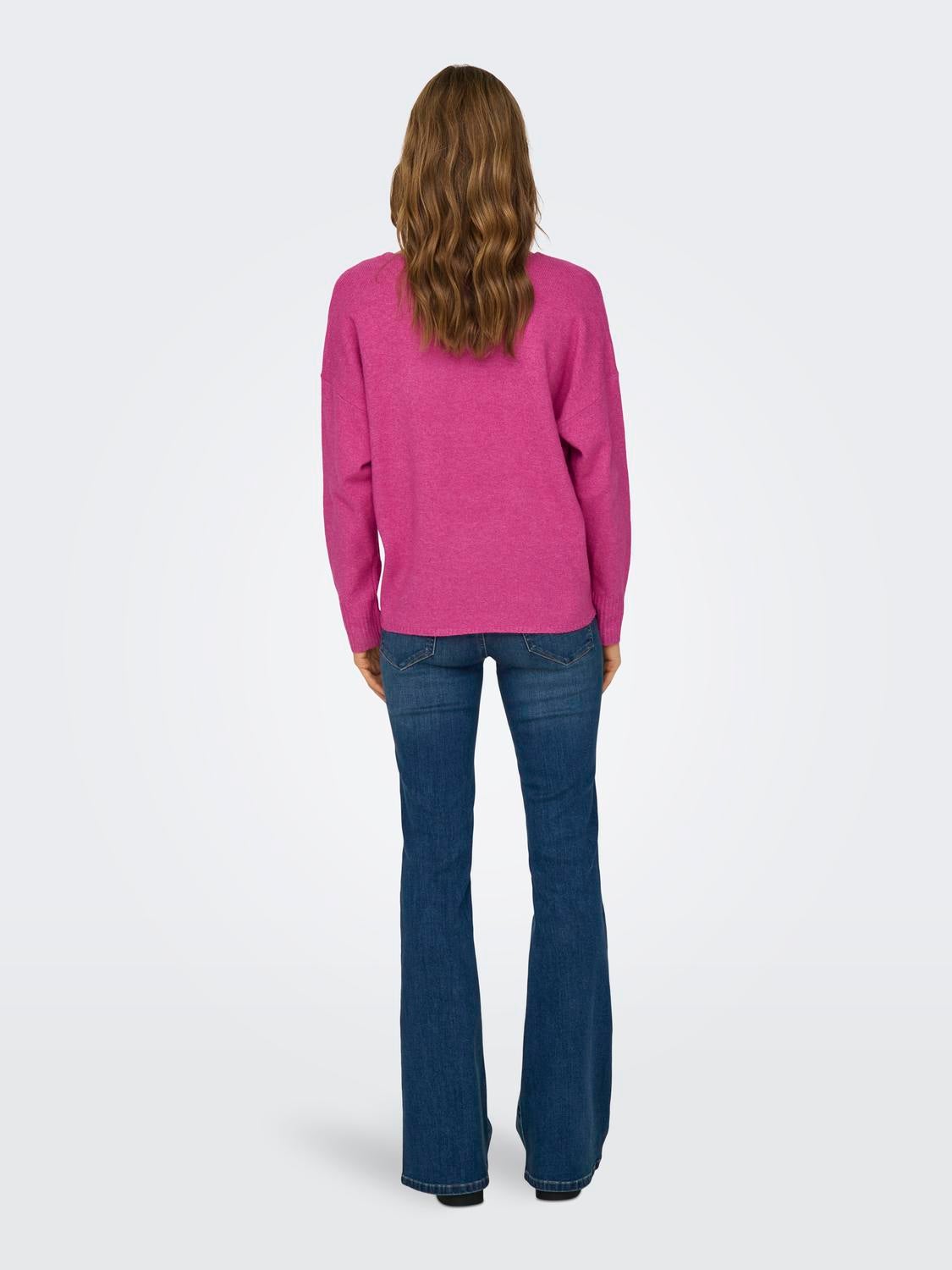 ONLRICA Strickpullover Raspberry Rose