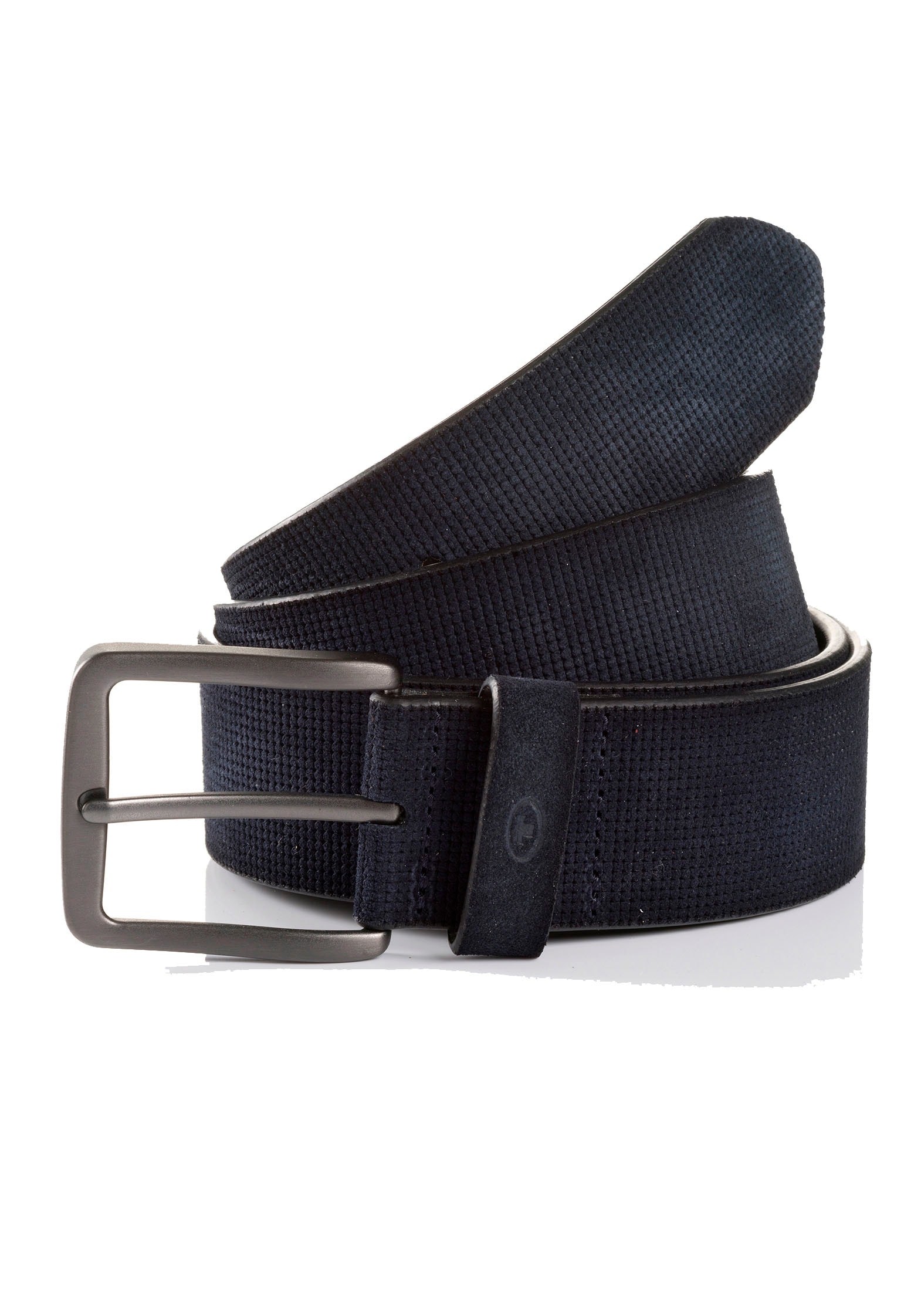 TOM TAILOR Ledergürtel »TTBART«, 4 cm breiter Herrengürtel, Velourslederoptik, bis Gr. 120