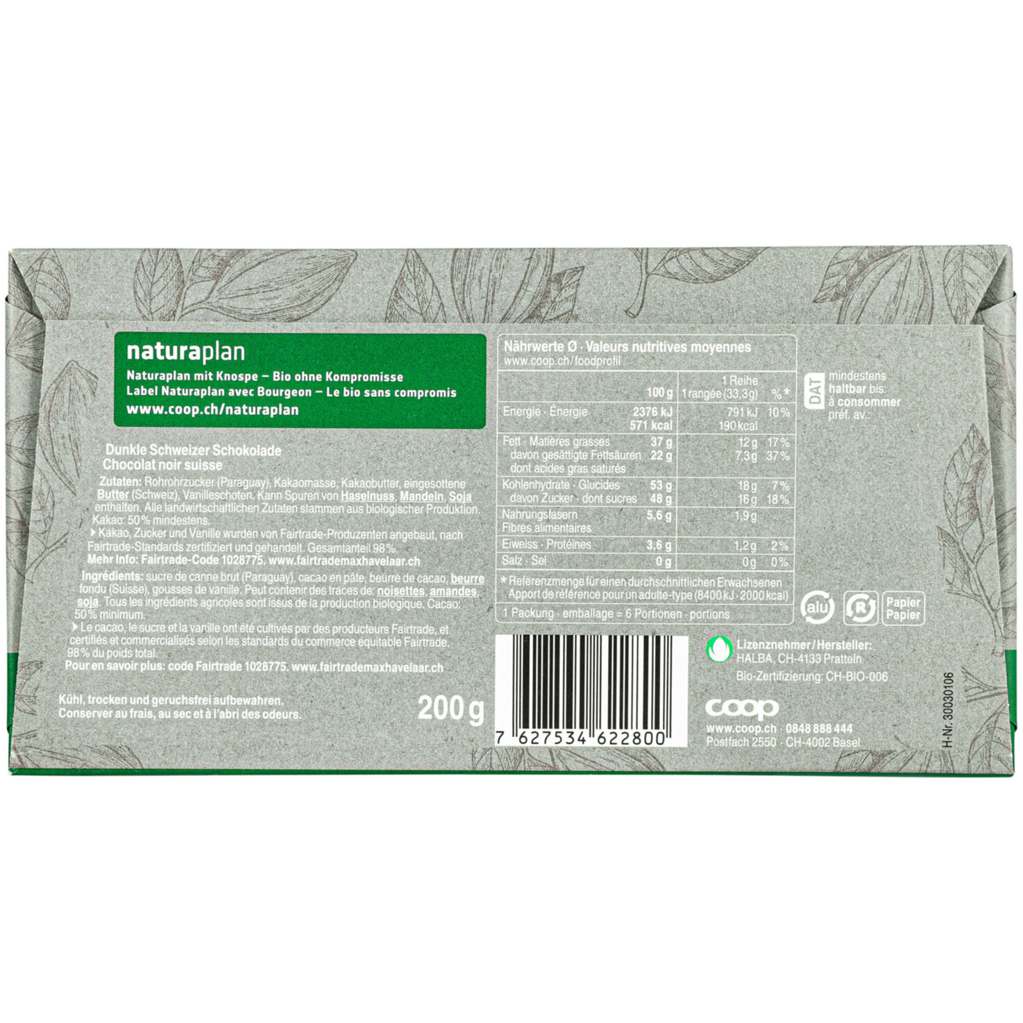 Naturaplan Bio Tafel Crémant
