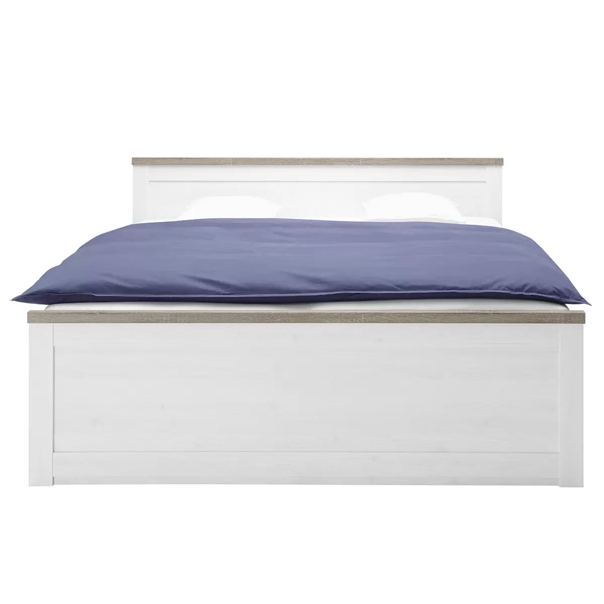Bettanlage Luca 180 x 200 weiss,Sonoma Eiche