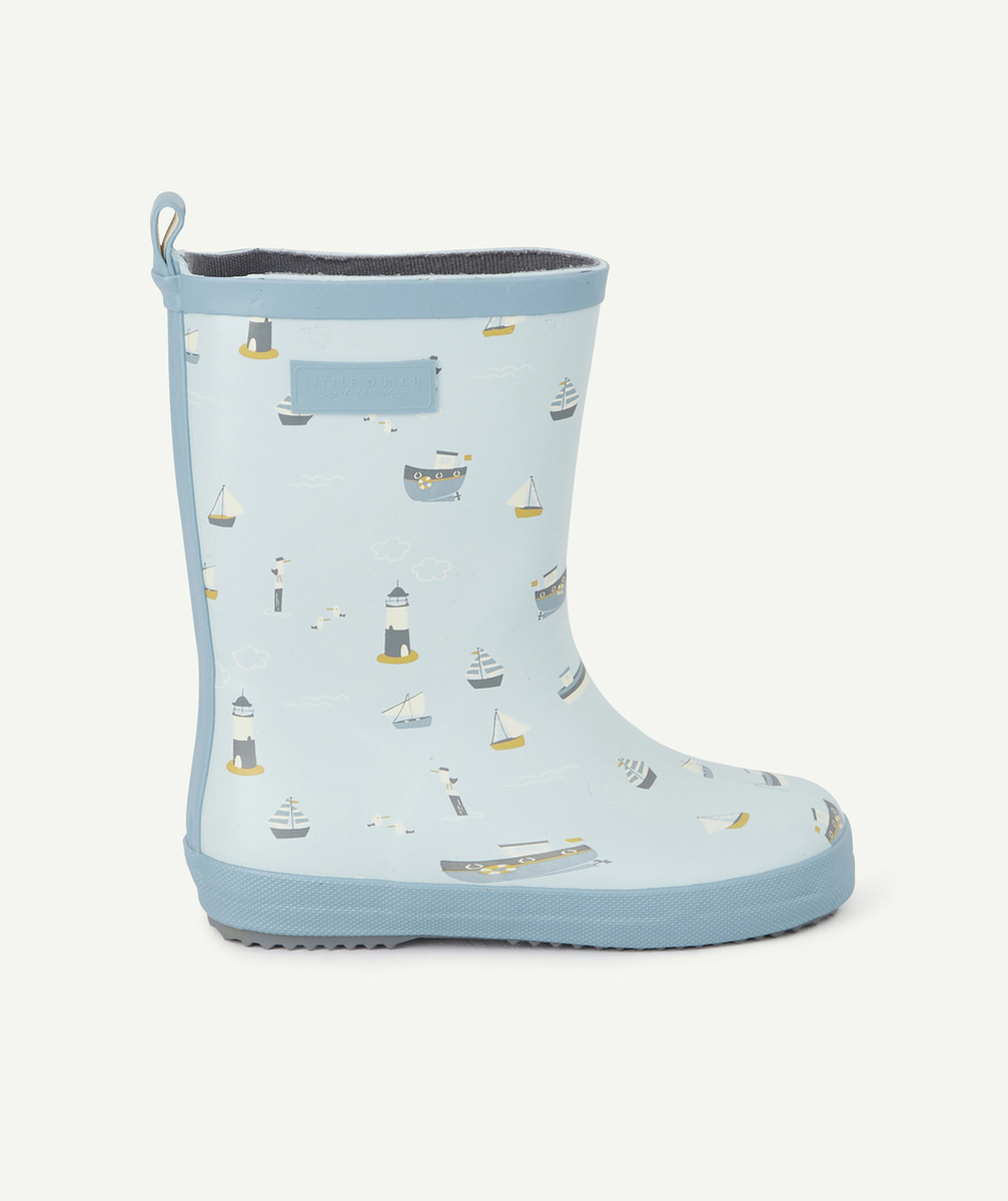 LITTLE DUTCHBOTTES DE PLUIE BÉBÉ GARÇON MARINS