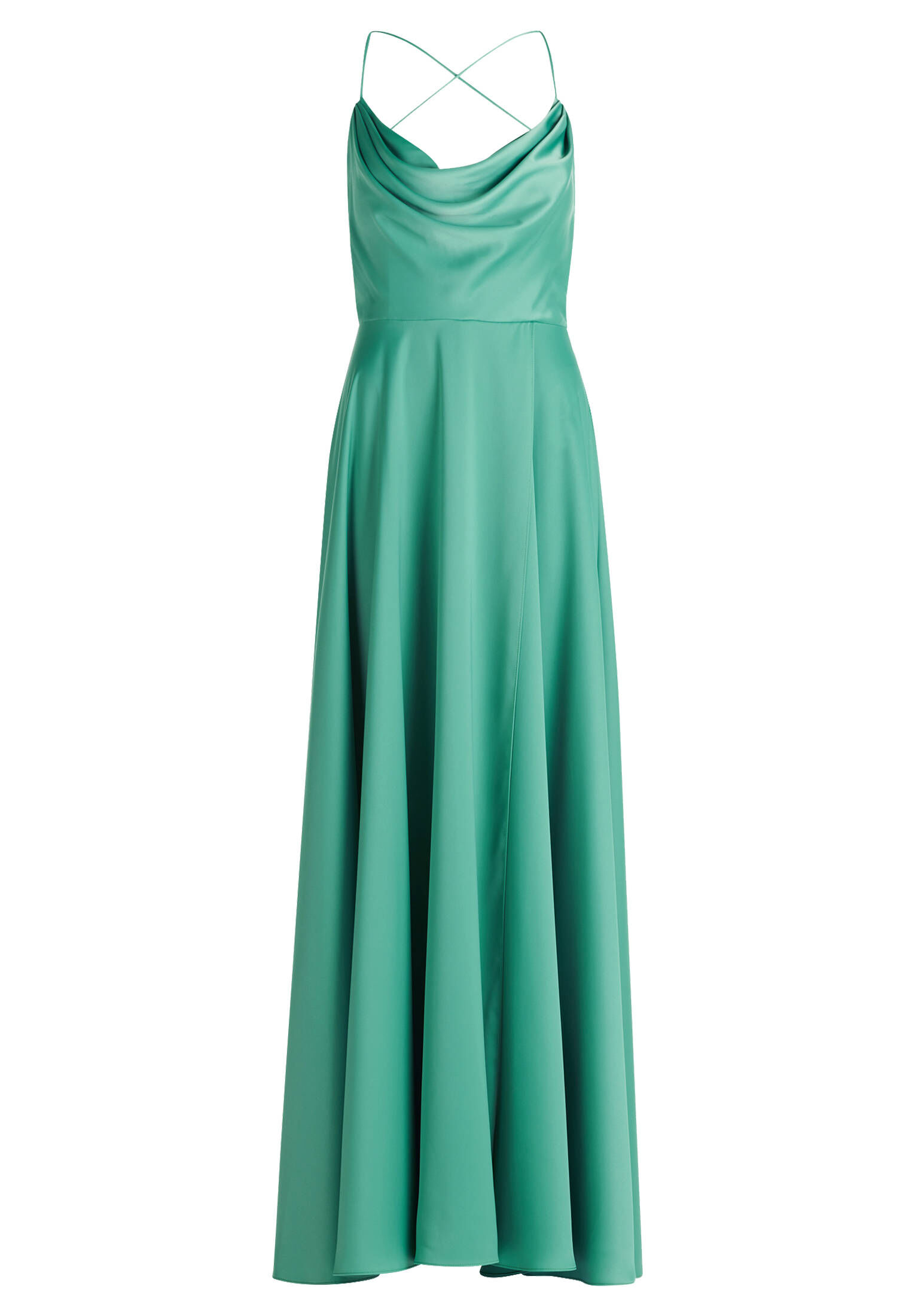 VM Vera Mont| Damen Abendkleid mit Wasserfallausschnitt