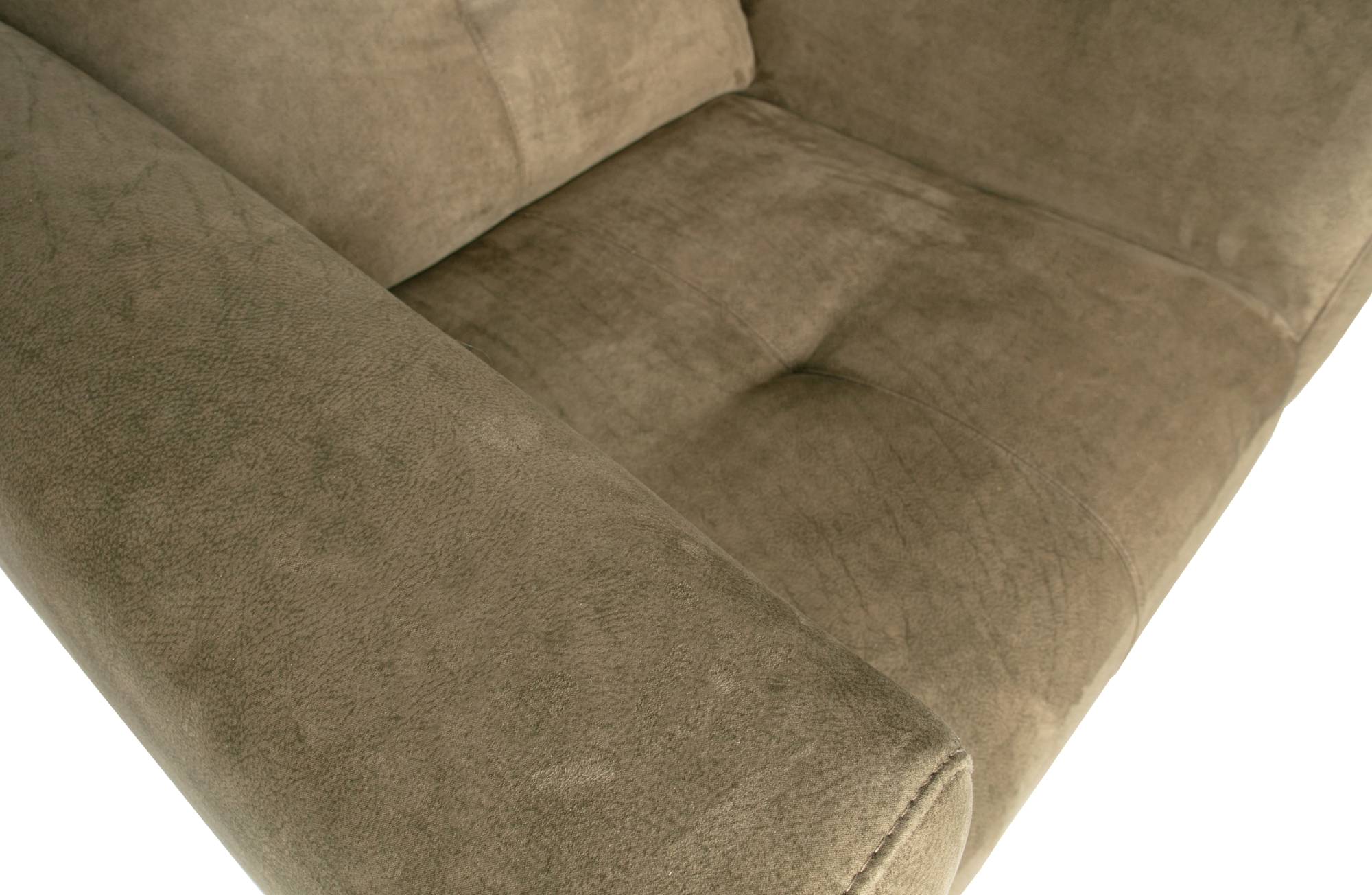 vtwonen fauteuil Skin Fauteuil Skin olijfgroen
