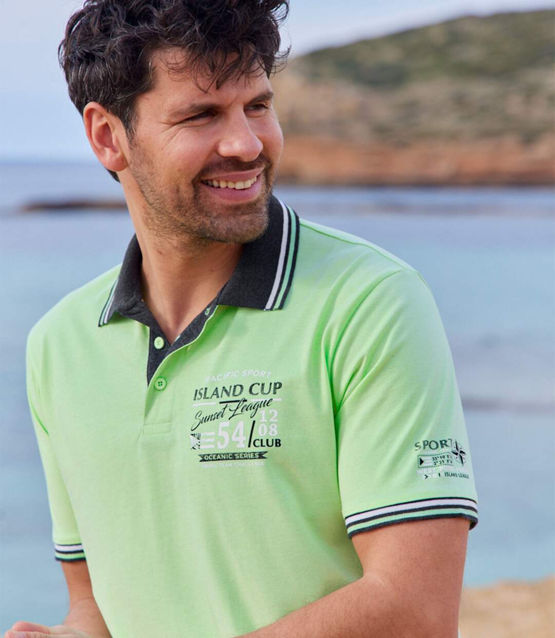 Lot de 2 Polos Jersey Island Cup