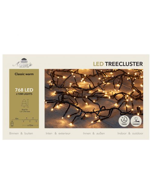 Anna's Collection Treecluster Verlichting - Kerstverlichting - 10 m Classic Warm