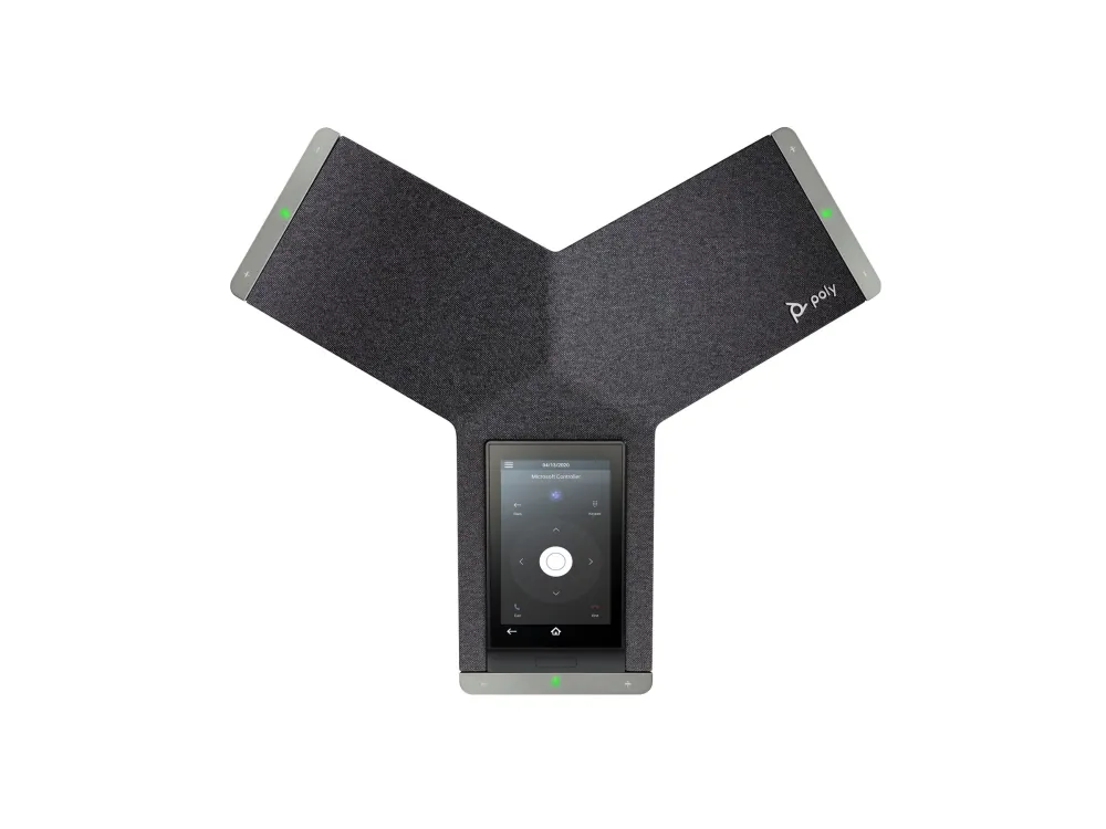 Poly Trio C60 - VoIP-telefon til konferencer - med Bluetooth interface - IEEE 802.11a/b/g/n/ac (Wi-Fi) / Bluetooth 5.0 - 5-vejs opkaldskapacitet - SIP, SRTP, SDP - 3 linier