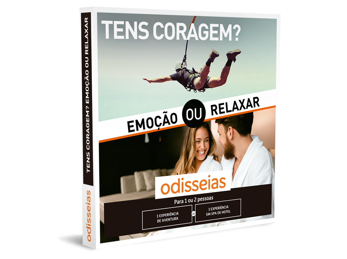 PACK ODISSEIAS TENS CORAGEM? EMOÇÃO OU RELAXA