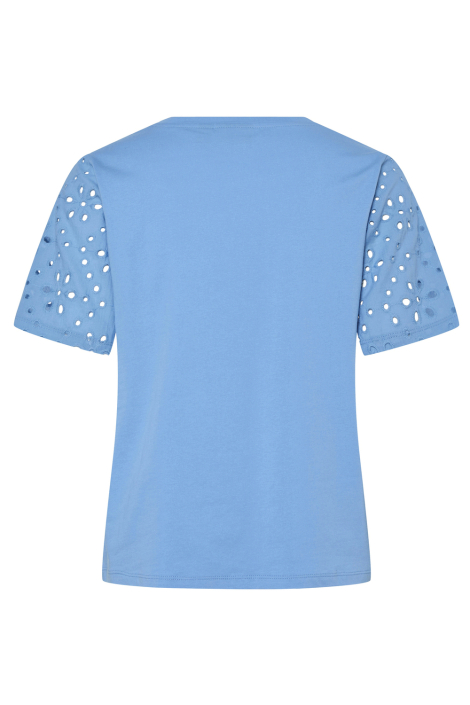 Pieces blauwe dames t-shirt