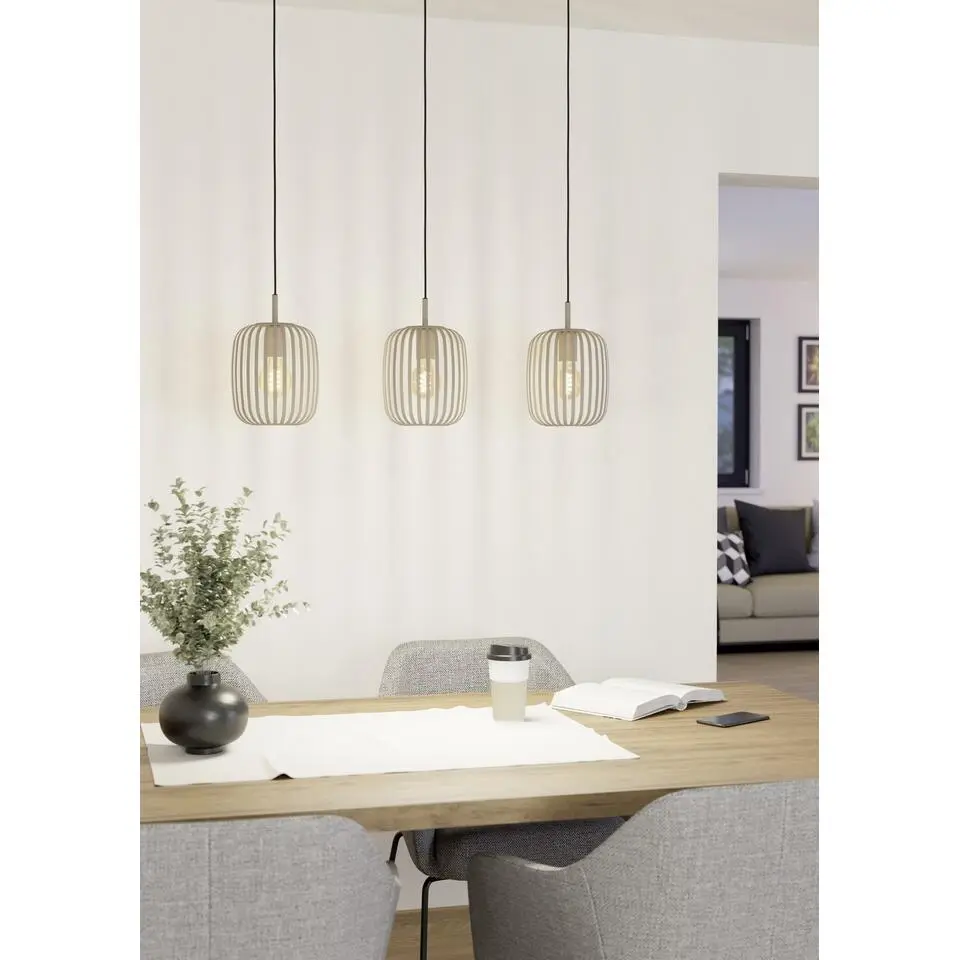 EGLORomazzinaHanglamp-E27-90cm-Zandkleur