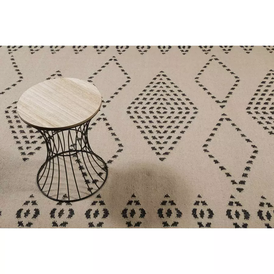 Green Looop Handweb-Teppich Belmont beige