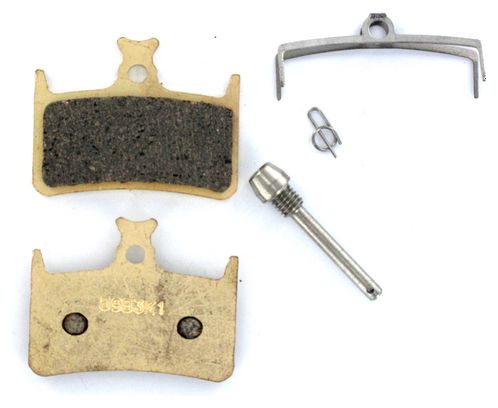 HOPE Paire de Plaquettes Tech 3 E4 / M4 Métalliques