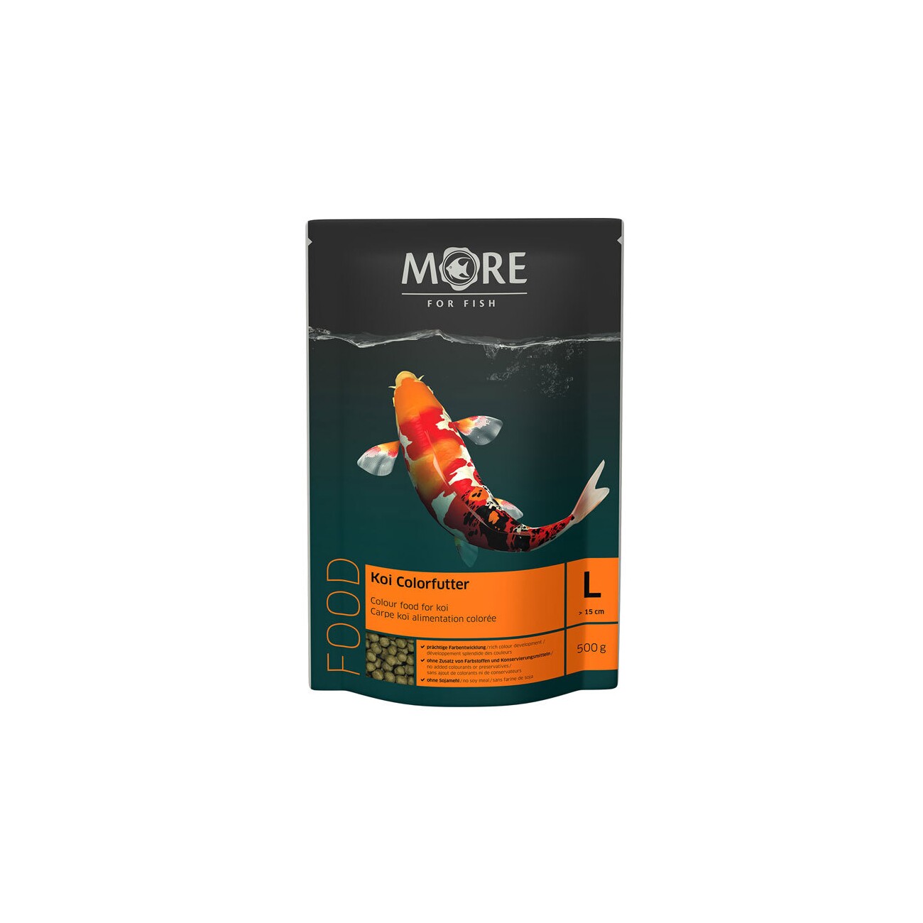 MORE Koi Farbfutter 6mm 500 g