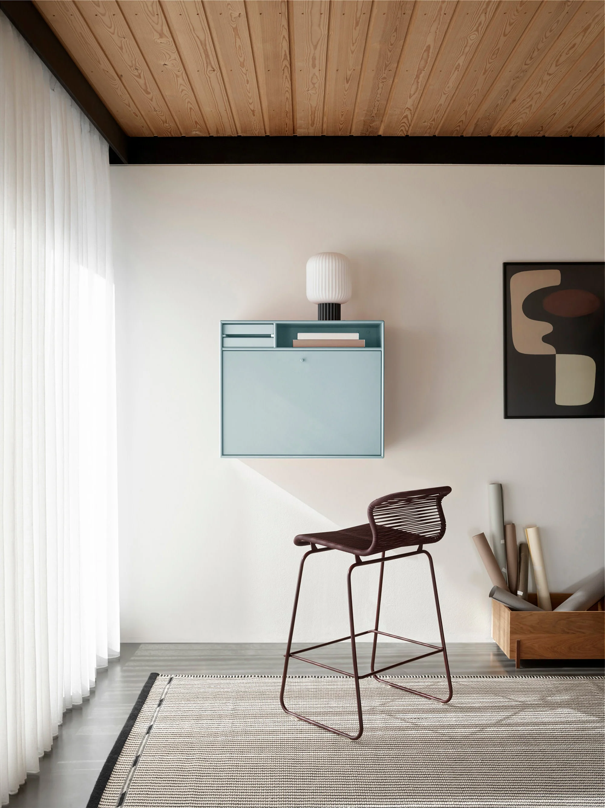 Handgemaakt wandbureau Studio