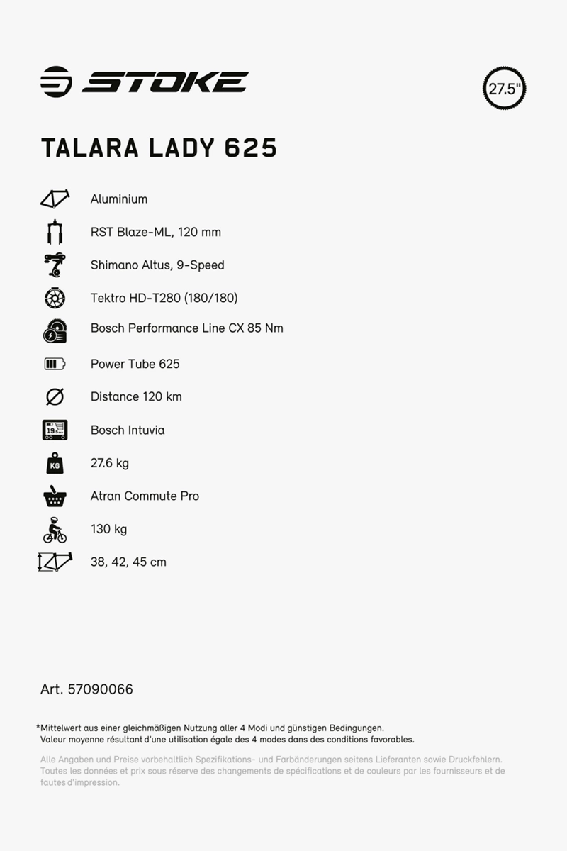 Stoke Talara 27.5 Damen E-Bike 2024