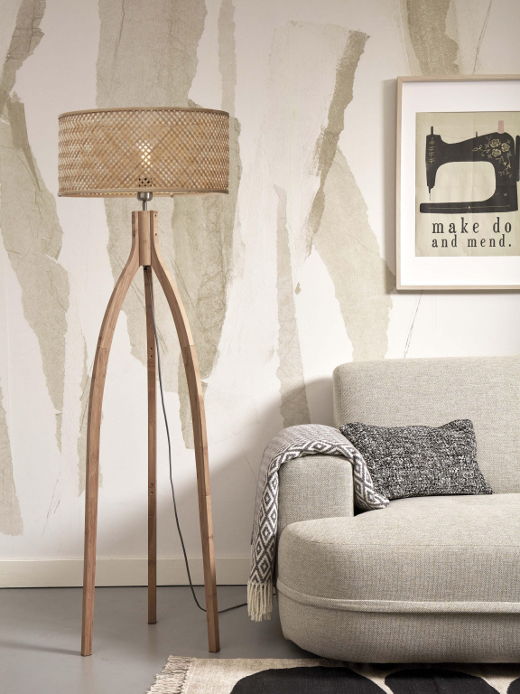 Good&Mojo Java Tripod vloerlamp zwart