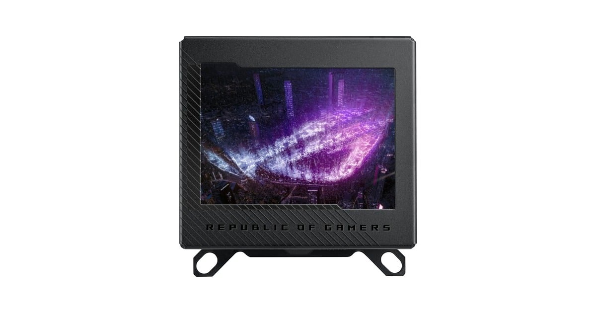 ASUSROG Ryujin III WB LCD CPU-waterblok waterkoeling  (Zwart)