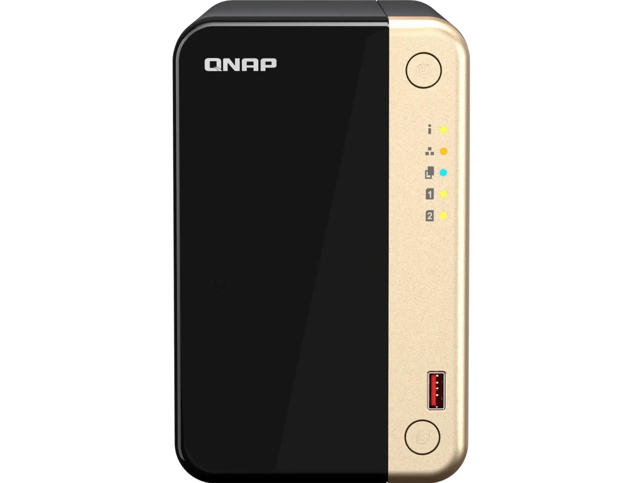 QNAP TS-264 - NAS-server - 2 bays - SATA 6Gb/s - RAID 0, 1, 5, 6, 10, 50, JBOD, 60 - RAM 8 GB - 2.5 Gigabit Ethernet - iSCSI support