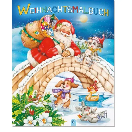 Trötsch Kleines Weihnachtsmalbuch