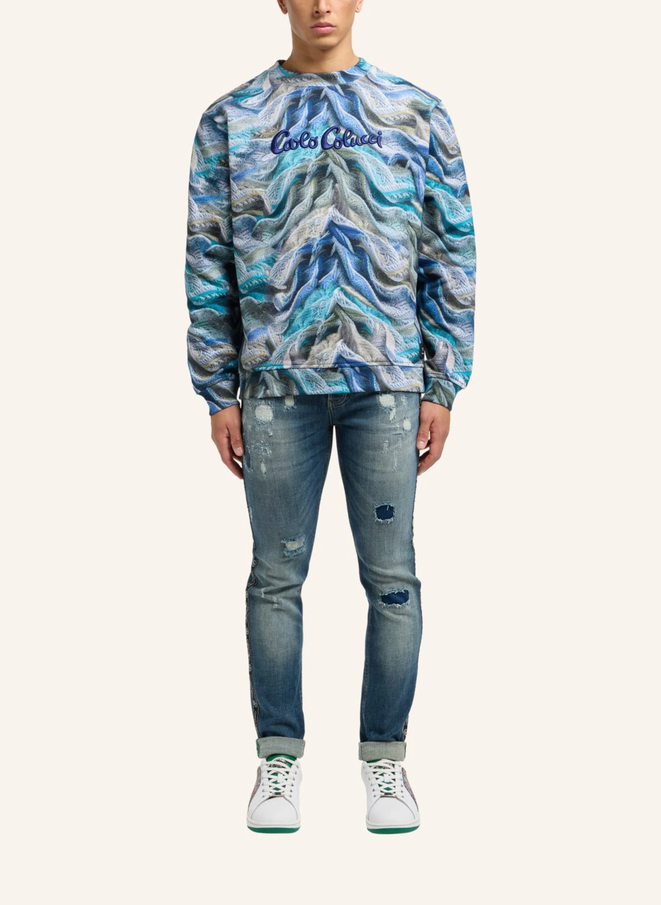 CARLO COLUCCI Sweatshirt - Artificial Knit DOTTI