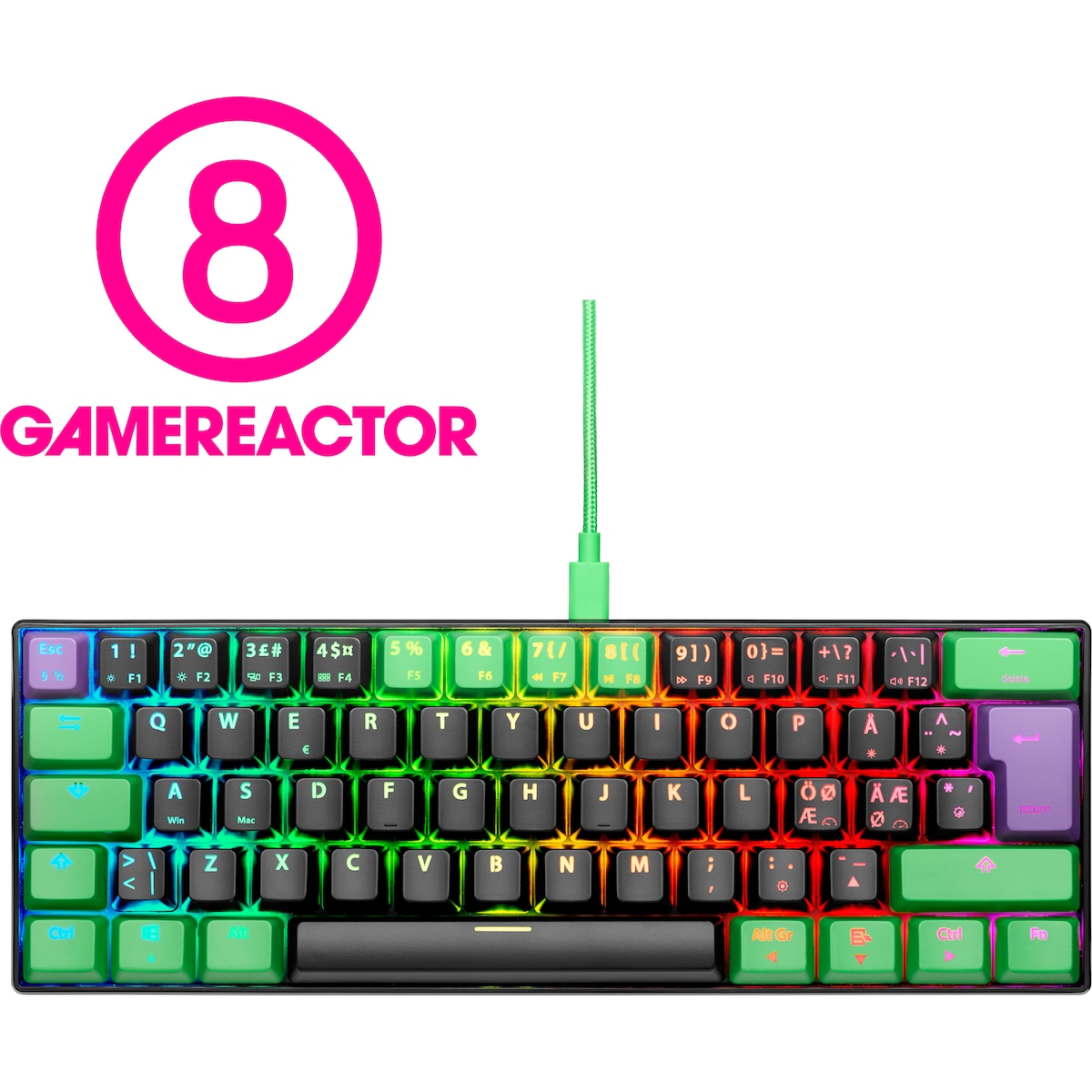 NOS C-450 Mini PRO RGB gamingtastatur (Riddle)