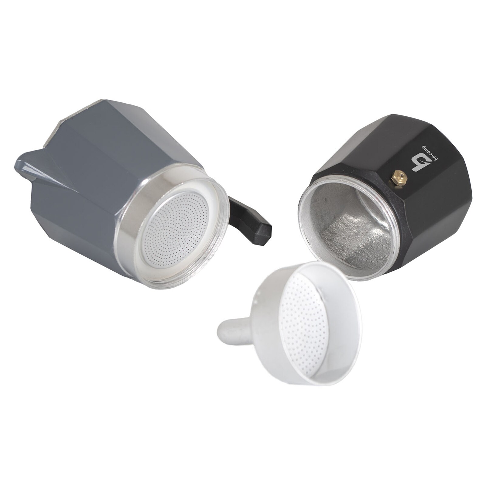 BO-CAMP Espressokocher Percolator - Kaffee Kocher Espresso Kanne Alu 2-6 Tassen Variante: 3 Tassen