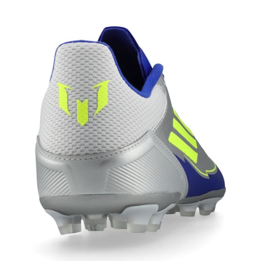 adidas F50 Messi League 2G/3G AG La Vida Rapida - Argenté/Jaune/Bleu