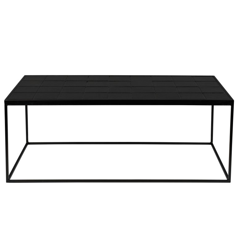Zuiver Glazed salontafel 42x93 zwart