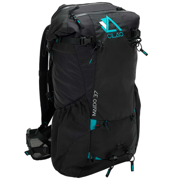 Sac à dos ski rando CILAO MAIDO 37 TURQUOISE/BLACK/BLUE