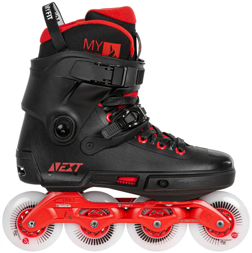 Powerslide Next Black Red 80 Freeskates | SkatePro