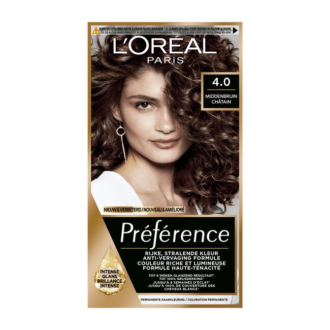 L'Oréal Paris Préférence Permanente Haarverf 4 Tahiti