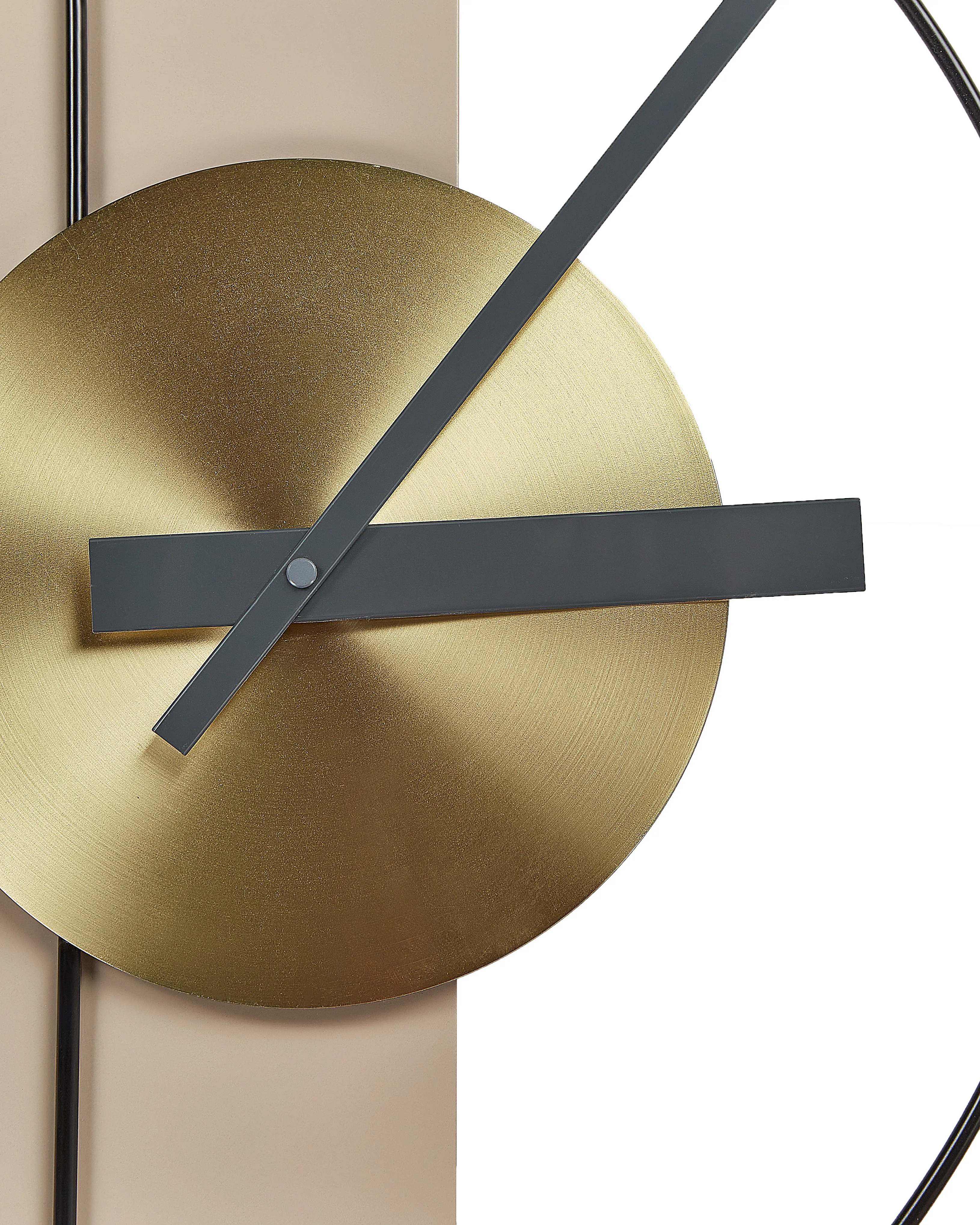 Wandklok CEVINS 31 cm Metaal Beige