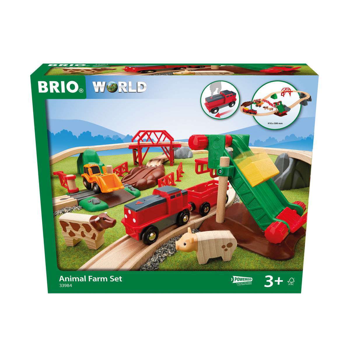 BRIO Spiel Großes Bahn Bauernhof-Set