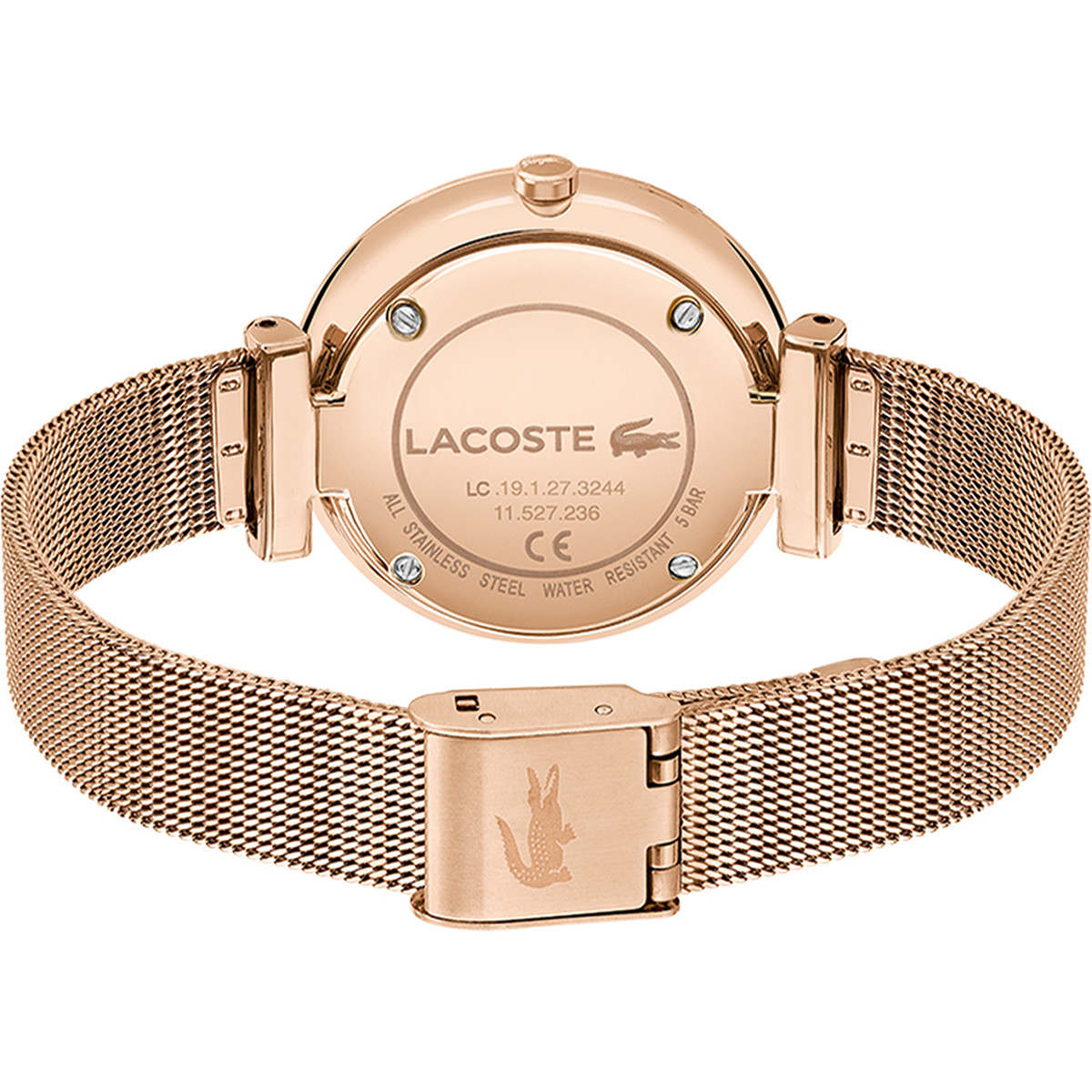 Montre Lacoste femme acier doré rose