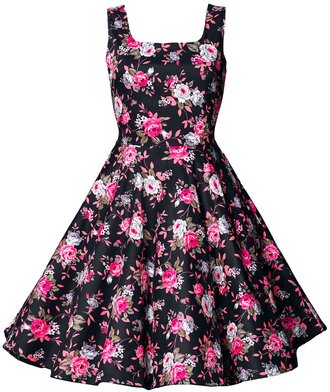 Swing Floral Dress | Belsira Robe mi-longue
