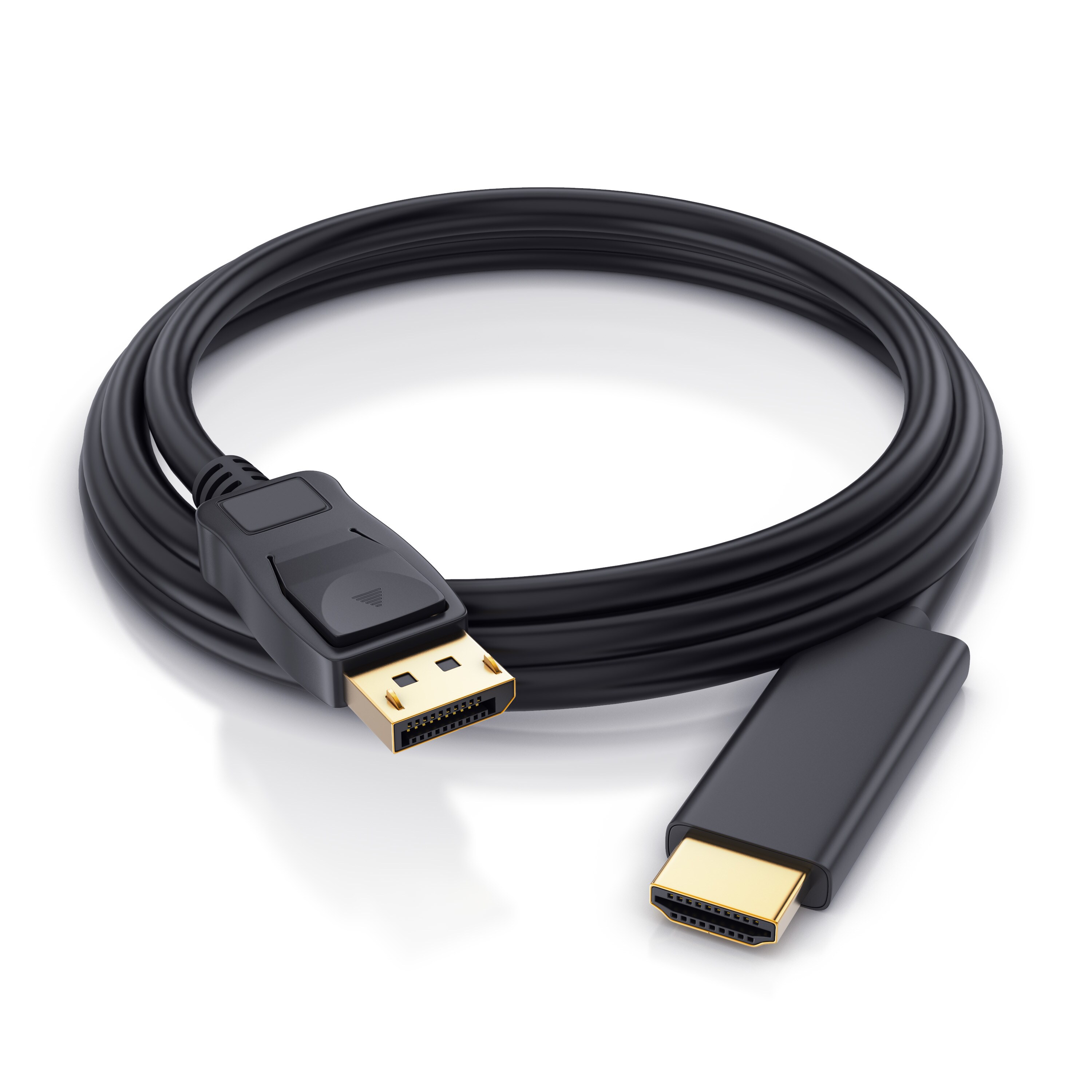 Primewire Premium DisplayPort auf HDMI Konverterkabel Adapterkabel 4K 3840 x 2160 @ 60 Hz - 1m