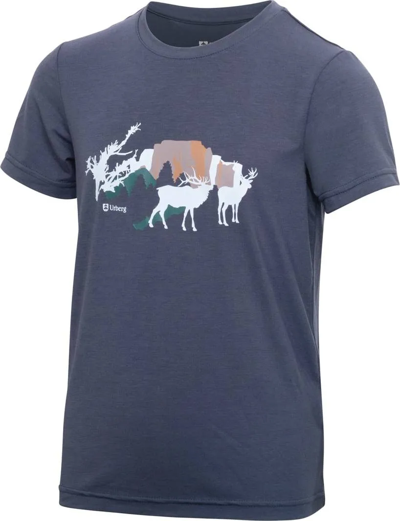 Urberg Juniors' Printed Tree Tee Blue Nights