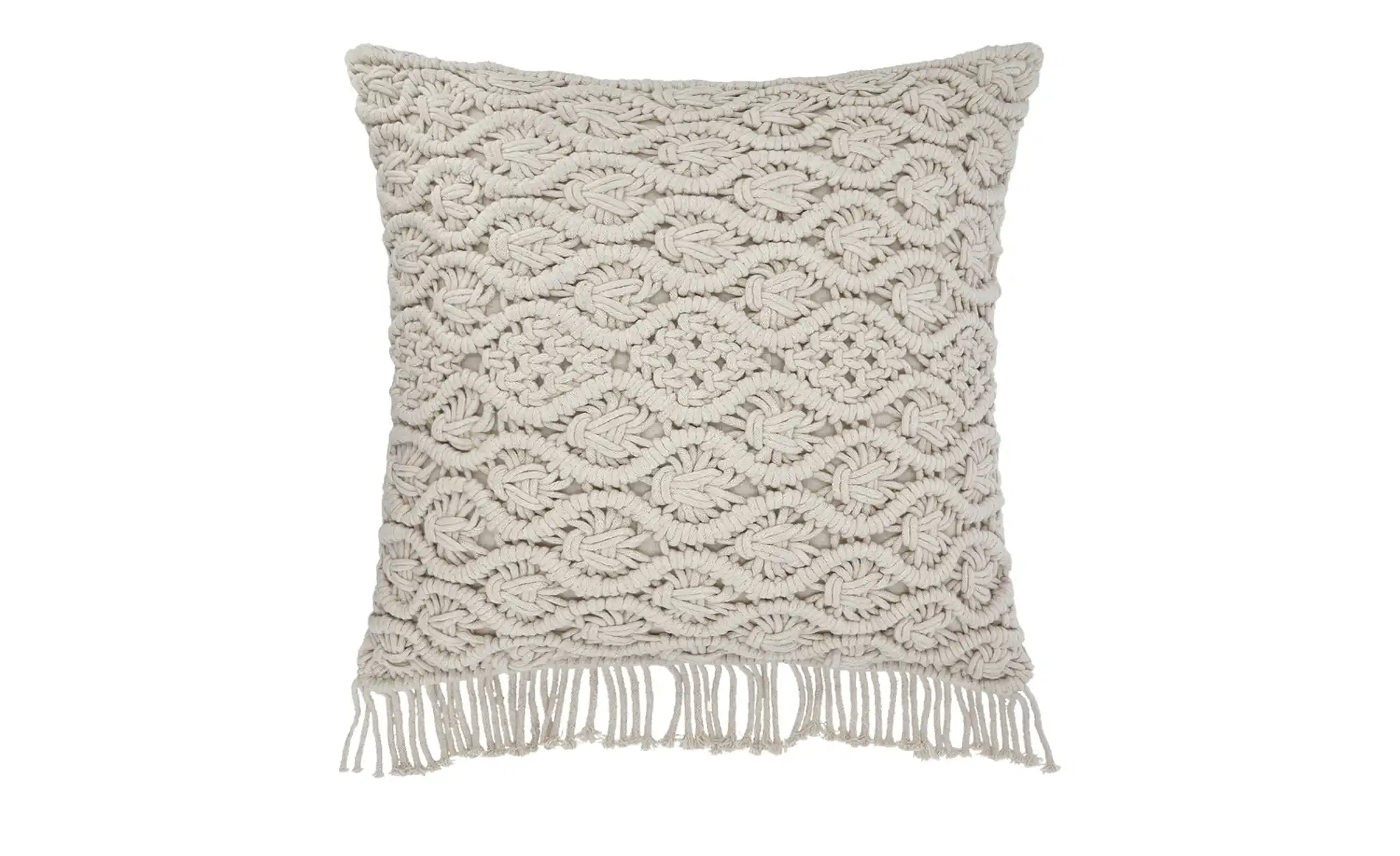 como Kissen Macrameoptik