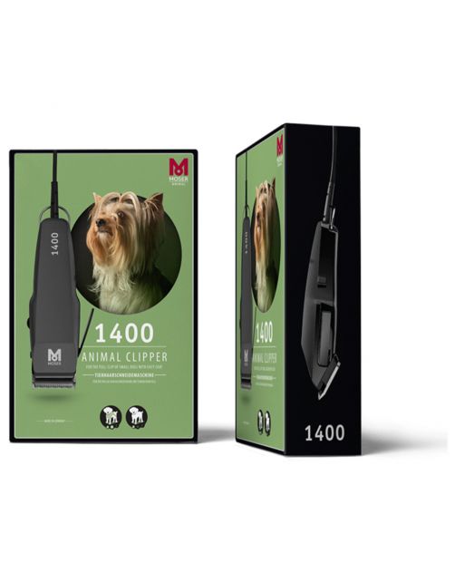 Moser Tondeuse Set 1400 - Hondenvachtverzorging - Zwart 10 Watt